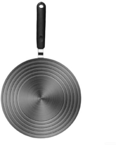 Placa de distribución de calor de aluminio para cocina de gas (A-24 cm) | Distribución uniforme del calor, evita quemaduras, ideal para platos delicados, 24 cm de diámetro, aluminio resistente