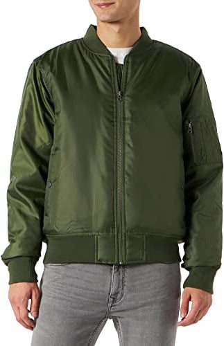 CLIQUE Herren Bomber Jacket Jacke, Grün (Military Green), XXXL