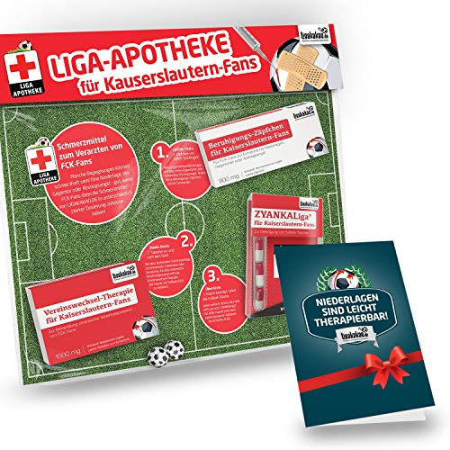 Kaiserslautern Mütze ist jetzt die Liga-APOTHEKE für FCK-Fans by Ligakakao.de |Strickmütze rot-weiß Logo Emblem Männer-Größe
