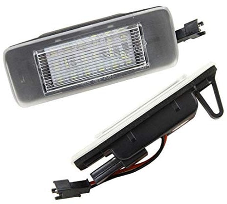 MuChangZi 2Pcs Canbus 18 SMD LEDs Number License Plate Light Bulbs for O/pel Astra J Sports Tourer (Estate) 2009-2015 Zafira Tourer C 2011-