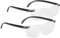 PEARL Leselupe: 2er-Set randlose Vergrößerungs-Brille, 1,6-fach, mit Schutz-Tasche (Lupenbrille für Brillenträger, Vergrößerungsbrillen, integrierter Lupe)