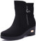 Gaatpot Donna Stivali da Neve Scarpe Inverno Outdoor Pelliccia Caldo Foderato Stivaletti Invernali Cerniera Moda Nero EU36=CN37