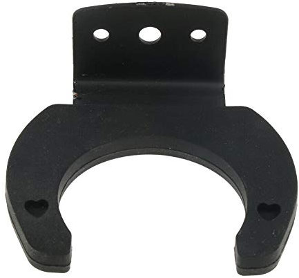 ORETG45 Lot de 2 supports de microphone sans fil pour microphone - Support mural pour micro - Permet d'économiser de l'espace, Pas de zéro, Noir , Taille unique