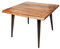 Riess Ambiente Massiver Beistelltisch Organic Living 60cm Akazie Couchtisch mit Baumkante Wohnzimmertisch Tisch