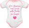 Body Neonata Manica corta rosa Idea Regalo Nascita bimba con Frase Ti ameremo per sempre w-rosa mm 9-12 mesi