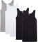 NUOZA Canottiera Uomo Pacco da 5 100% Cotone Canottiera-Nero Bianco Grigio,5XL