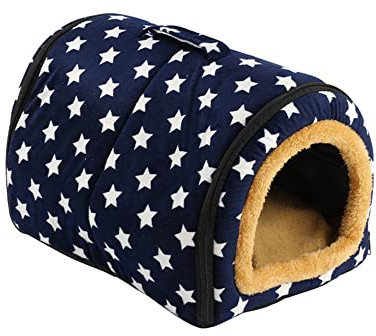 Casa de perro de gato caliente 2 en 1, acogedora casa de cama portátil para perros, cuevas de perreras para perros, cama multifunción con cojines, plegable extraíble lavable