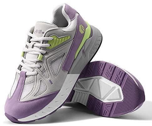 FitVille Extra Larghe Scarpe Donna Sneakers Supporto per Arco Plantare Pianta Larga Scarpe da Ginnastica Donna Comfort per Piede Piatto Scarpe da Lavoro Comode 38 EU Larga