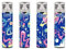 Clipper Jet-Feuerzeug 4er Set: (Jet Flame Outer Space)