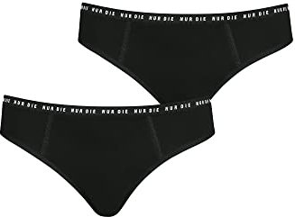 NUR DIE Vorteilspack Alles Geregelt Slip Set Tag + Nacht - schwarz - Größe 36-38