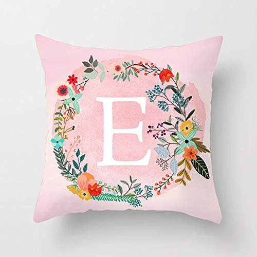 EHOMERY Kissenbezüge Jugendzimmer Kissenhülle Landhausstil Seide Zierkissenbezüge Kissenbezüge Terasse Kissenhülle Wasserdicht Wohnzimmer Sofa Dekoration 5 Inches