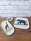 Set of 3 Safari Animal Trinket Tray Dish Zebra, Elephant or Giraffe. Jungle Plate (Set of 3)