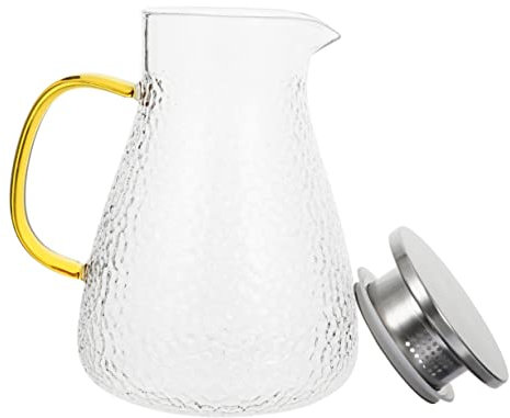 Anneome Carafe à Jus Tempéré Cruche Et Pratique Pour Boissons Froides Accessoire De Cuisine Délicat Et Chaleur