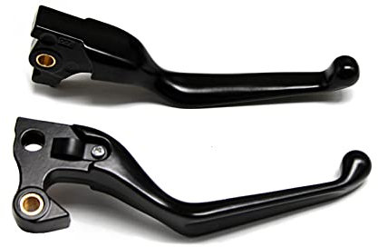 GYMARK Leva freno e frizione per moto Harley Sportster Iron 883 1200 2014-2023, kit di leve di controllo manuale, accessori per moto, parti di ricambio (nero)