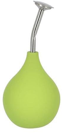 Allrounda Regadera con boquilla de acero inoxidable, alternativa para plantas pequeñas, esquejes, flores, plántulas (verde claro)