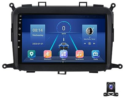 LSHTAR Android 12 Car Stereo with 720P Backup Camera, Car Entertainment Multimedia Navigation System 9 Inch Touchscreen for KIA Carens 2013~2018 with 4G/WIFI/SWC/FM/RDS/Carplay,M100S