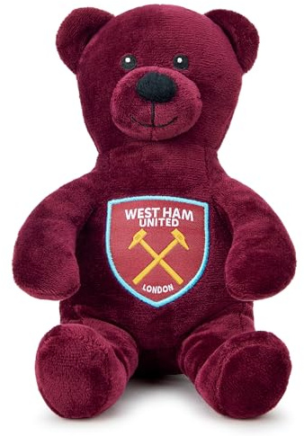 West Ham United FC Official Football Gift Mini Bear - Ideal Christmas/Birthday Present for Men and Boys, Show Your Support to The Hammers