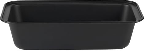 Salter Bakes Loaf Tin – 27 cm Non-Stick Bread & Cake Pan, Deep Baking Mould, Oven Safe Up to 220°C, PFOA-Free, Bakeware for Lemon Cakes, Fresh Loaves of Bread, Banana Bread, Black