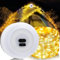 Camping Lichterkette Aufrollbar, Wasserdichte Tragbare LED Lichterkette 10m, Usb Wiederaufladbare Campinglampe, Lichterketten Außenbereich Für Outdoor Camping Hof Dekor Lichterkette, Warmes Licht