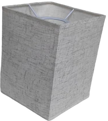 Fenteer Pantalla para Lámpara de Pie, Estilo Rústico, Cuadrado Beige, Individual