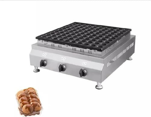 Mini Pancake Machine 100 Holes Gas Or Electric 220V Poffertjes Grill Dutch Waffle Maker,Gas Type