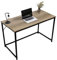 Direct Online Houseware Computer Desk 100 x 50 cm Office Desk for Home Office, Spacious Workstation for Study or Gaming Easy Assembly Rustic Desk Light Brown