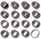 Schalldämpfer Motorrad Schalldämpfer Auspuff Motorrad Rohr Verbindung Dichtung Dichtung Ring Schalldämpfer Stecker Motos Dirt Pit Bike Motocross Sport Motorrad Endschalldämpfer(Farbe:35X40X31)