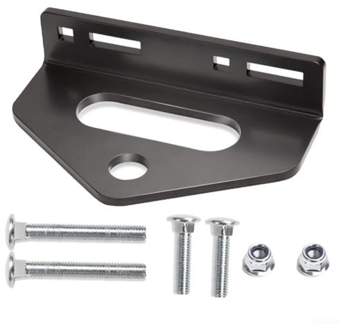 Kit d'attelage de remorquage robuste avec boulon pour VTT, UTV, tondeuse à gazon, tracteur, crochet de remorque facile à installer