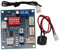 Heevhas DC12V 5A Modulo ventola regolatore di velocità Controllo ventola autonomo Termostato a 4 fili con cicalino e sonda Scheda modulo controller fai da te per regolatore di temperatura ventola PC
