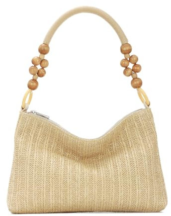 EVEOUT Straw Tote Bag Women Summer Boho Underarm Bag Chic Raffia Woven Shoulder Bag for Wedding Party Beach Holiday