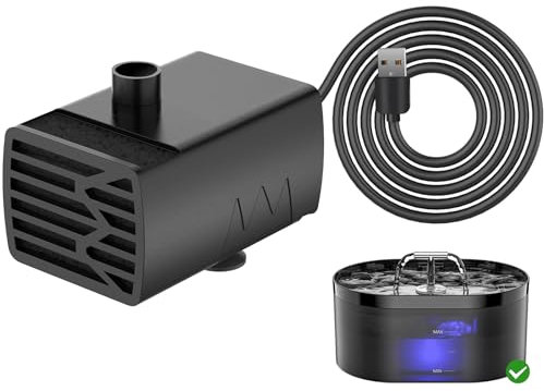 Pompa acqua elettrica ultra silenziosa per fontana di gatto motore a basso consumo energetico con cavo