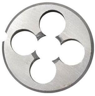Filiera tonda,filiera tonda metrica,filiera tonda, 1 pz. Filiera filettata tonda UNF destra, filiera HSS destra UNF 1/8 3/16 1/4 5/16 3/8 7/16, maschiatura filettatura esterna(3/8x27)
