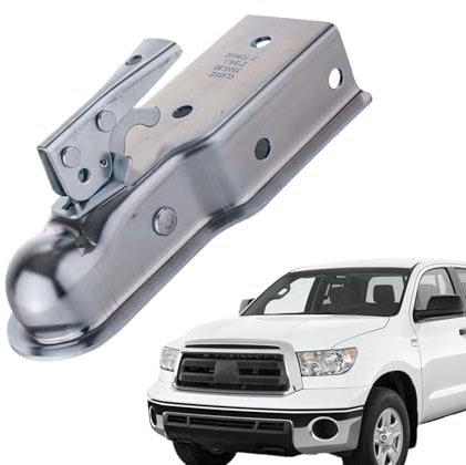 Anhänger Kupplung, Kugelkopfkupplung für Anhänger, 2 Zoll 3 Zoll Kugelstange für Wohnwagen Boot Kraftfahrzeug Zugverbindung