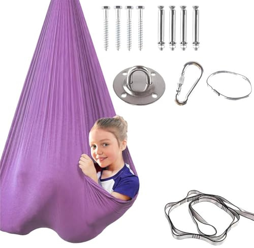 𝐘𝐨𝐠𝐚 Tuch Swing 200 Kg Max. Tragfähigkeit Mit Beschläge HäNgetuch Geeignet, um lebendiger und fröhlicher zu Machen (280 * 150CM),L
