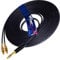 1STec Extra Long 20m 6.35mm Big Stereo Jack Cable to 2 RCA Male Stereo Twin Phono Plugs-Portable Audio Devices to HiFi Amplifier Auxiliary/AUX Input Lead (20 Metre, 1/4 Jack)