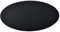 [neu.haus] Plateau de Table Bureau Chevet Table de Jardin en Verre Trempé ESG Noir Bords Polis Meuble DIY Épaisseur 8 mm Diamètre Ø 50 cm