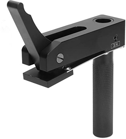 Fdit Schnellspanner, Niederhalter aus Aluminiumlegierung für Holzbearbeitung mit Griff 3-stufig Einstellbare Haltekapazität - Lochtyp(20mm)