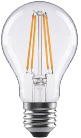Xavax LED-Filament E27, 806lm ersetzt 60W, Glühlampe, Warmweiß, klar