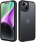 JETech Matte Case for iPhone 14 Plus 6.7-Inch, Shockproof Military Grade Drop Protection, Frosted Translucent Back Phone Cover, Anti-Fingerprint (Black)