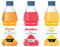 Sirup für Ice Cone, Mixed Popular Flavour Sirups, kann mit All Slush| verwendet werden Slushie-Maschinen Orange, Erdbeere, Pina Colada je 250 ml (3er Pack)