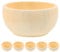 jojofuny 5Pcs Wood Bowls Unpainted, Miniature Bowls, Wooden Bowl Soup, for DIY Painting Art Projects, Artisan Boards, Crafts