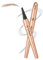 Eyebrow Pen - Tattoo Eyebrow Pen with Fork Tip - Waterproof Brow Pen with Micro-Fork Tip - Smudgeproof Fine Sketch Long Lasting Brow Tint For Makeup Rapid Natural Brow Beginners