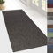 KARAT Teppich Läufer für Küche, Flur & Wohnraum - Teppichläufer auf Maß - Meterware - Flurteppich - Küchenläufer - Wohnzimmer Teppich (80 x 350 cm, Alto - Anthrazit)