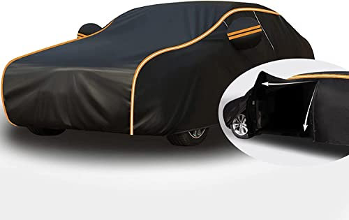 Abdeckplane Auto Hagelschutz für Toyota Yaris/Yaris Verso, Autoabdeckung Outdoor wasserdichte Atmungsaktive Auto-Vollabdeckung, Staubdicht UV-Schneestaub Winddichte Mit ReißVerschluss. (Color : C,