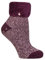 HEAT HOLDERS Damen Lounge Schoppersocken mit Federband-Umschlagbündchen Packung mit 1 Ara Cabernet 37-42