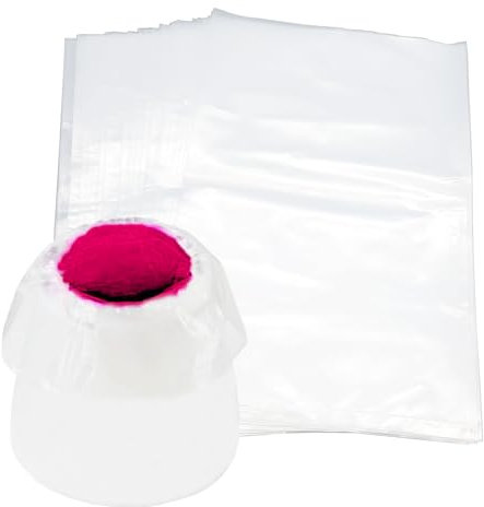 Paint Sprayer Cup Liners 50 Pcs Clear Spray Gun Bags Sprayer Cup Canister Liners for HVLP Wagner Paint Sprayer Parts Accessories Compatible with Most Spray Guns (7.8 x 11.8 Inch)