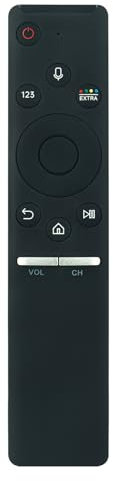 ALLIMITY Voice Fernbedienung Ersatz passend für Samsung Ultra HD HDR TV UE49KS7500 UE55KS7500 UE55KU6640 UE65KS9590T UE78KS9090T BN59-01242A UE40KU6470U UE55KU6670U UE75KS8090T UE43KS7590U