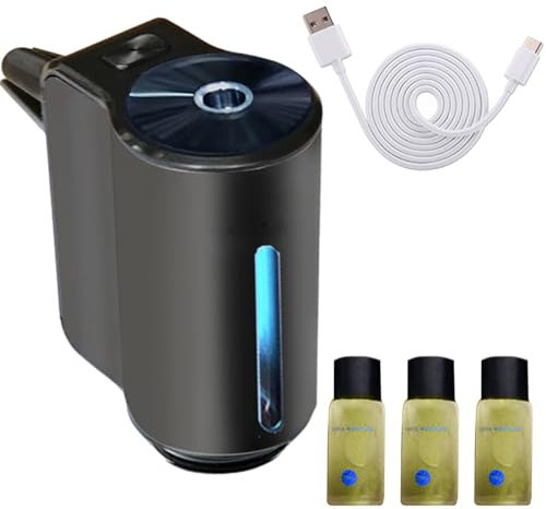 utaxuper Automatic Shutdown Air Freshener Battery-powered Car Fragrance Diffuser Smart Essential Oil Adjustable Compact Size Easy to Install Intelligent A