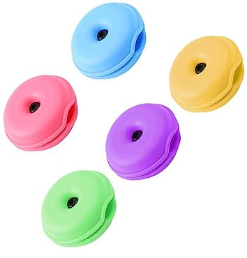 Gadpiparty 5pcs Turtle Cable Winder Phone Holder Power Organizador Earphone Case Retractable Pro Reel Cord Keeper Cable Clips Holder Labels Phone Charger Stand Organizers Headphone Wires