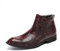 Rui Landed Stivaletti Chelsea da Uomo Elegante in Pelle con Stampa Serpente Abito da Festa Stivale Western in Vera Pelle Fatto a Mano con Cerniera Laterale Punta Rotonda Stivali da Cowboy in Pelle di